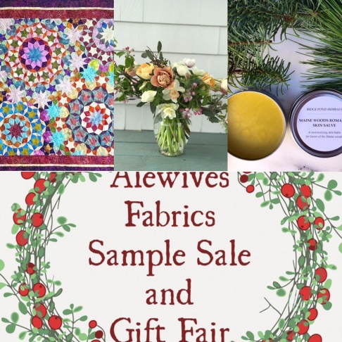Alewives Fabrics, Lazy Acres Farm, and Ridge Pond Herbals Sample Sale