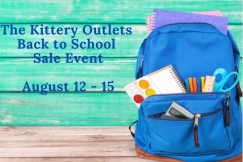The Kittery Outlets Back to School Sale