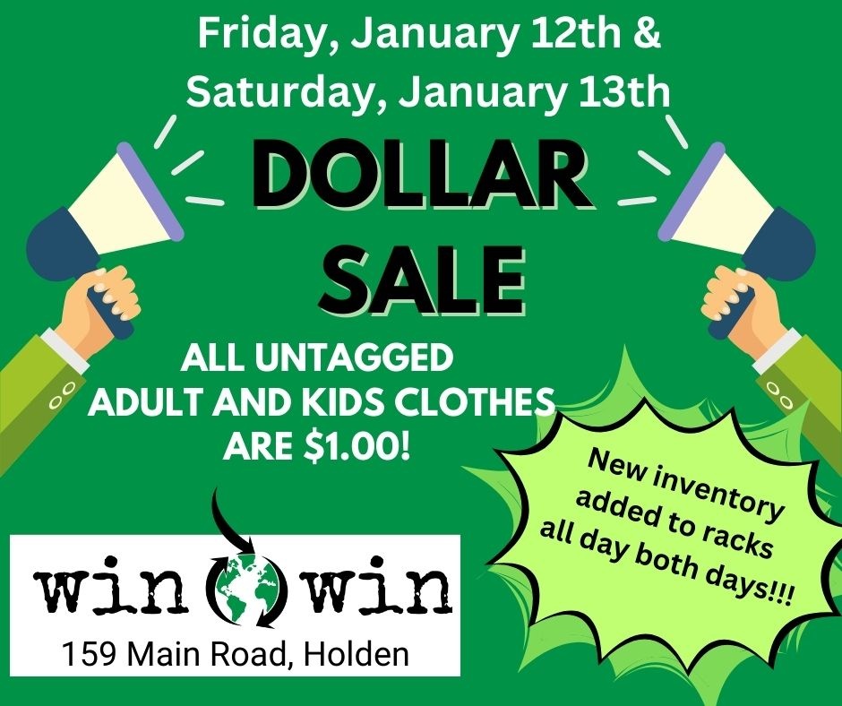 Win-Win Thrift Store Dollar Clothing Sale